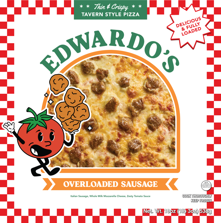 Edwardo's Overloaded Sausage frozen pizza